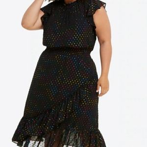NWT Draper James Shimmer Dot dress